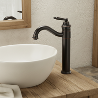 Badique Luxe Olie Bronzen Wastafelkraan