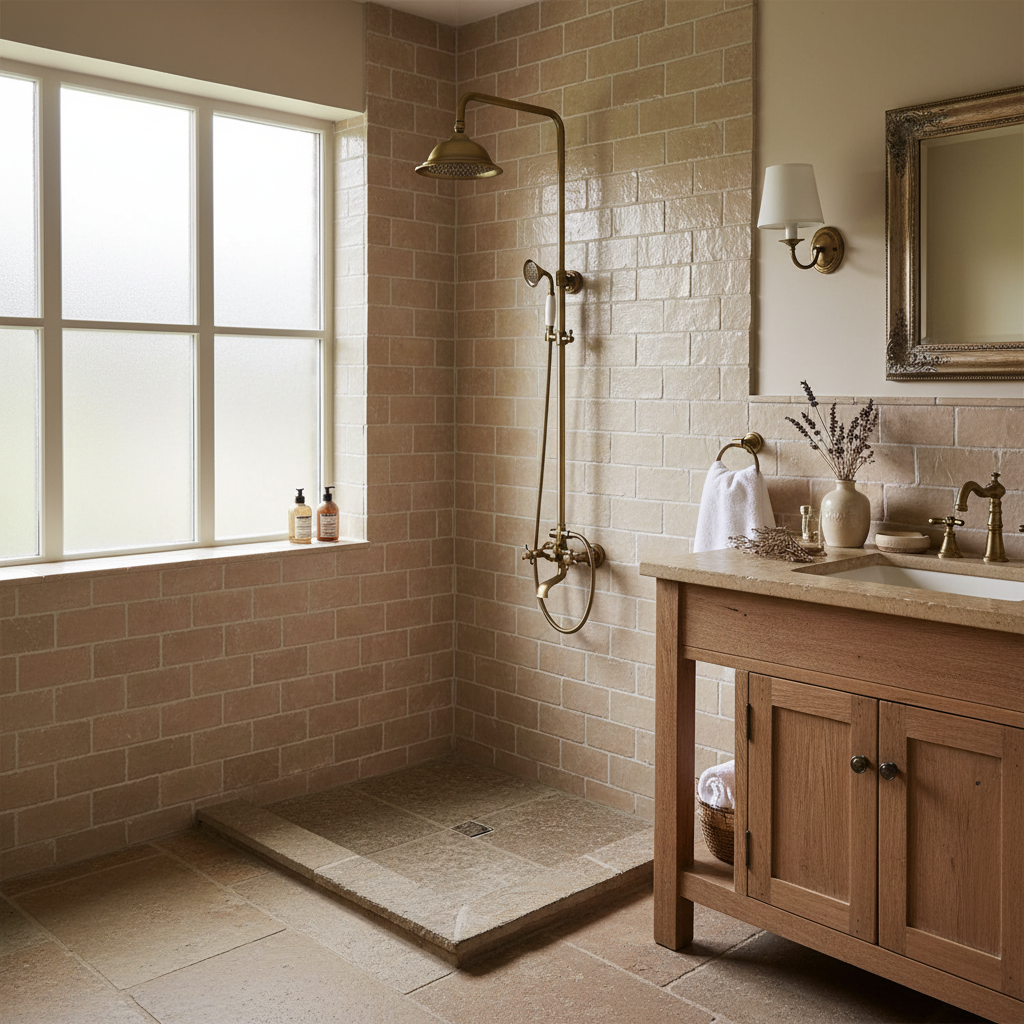 Badique Bronzen opbouw douche-set