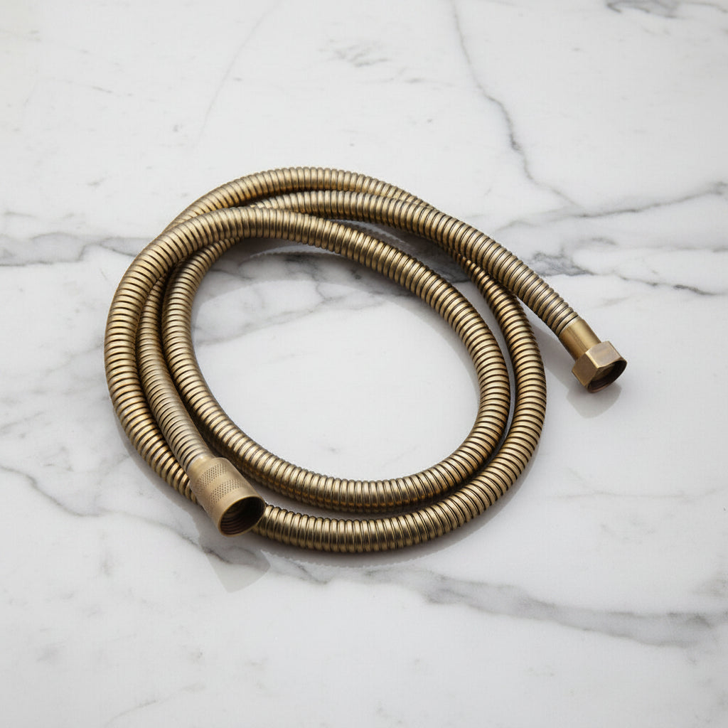Badique landelijke bronskleurige thermostatische opbouw regendouche