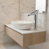 Mitigeur de lavabo haut cascade en chrome