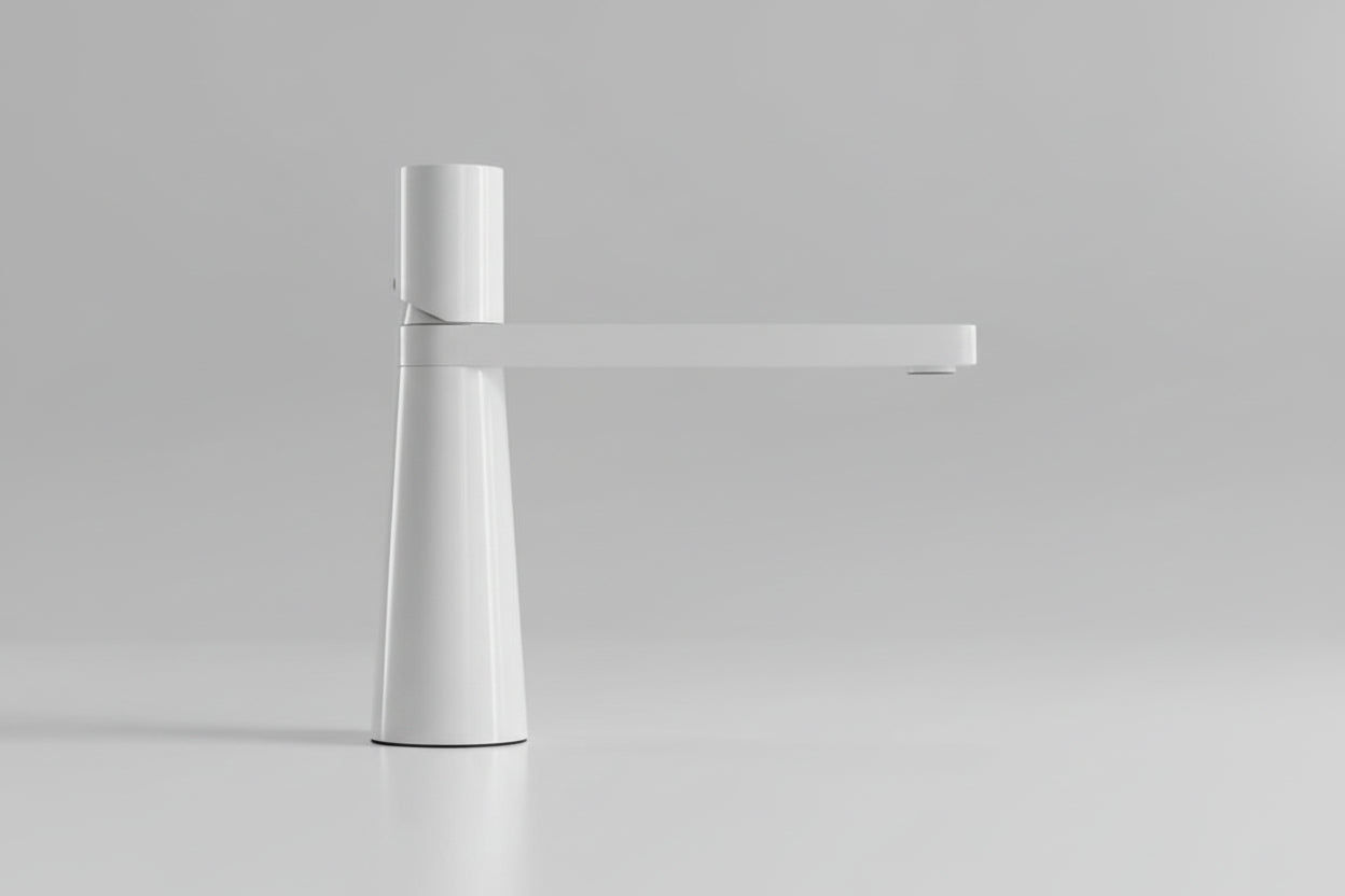 Wastafelkraan mengkraan – wit