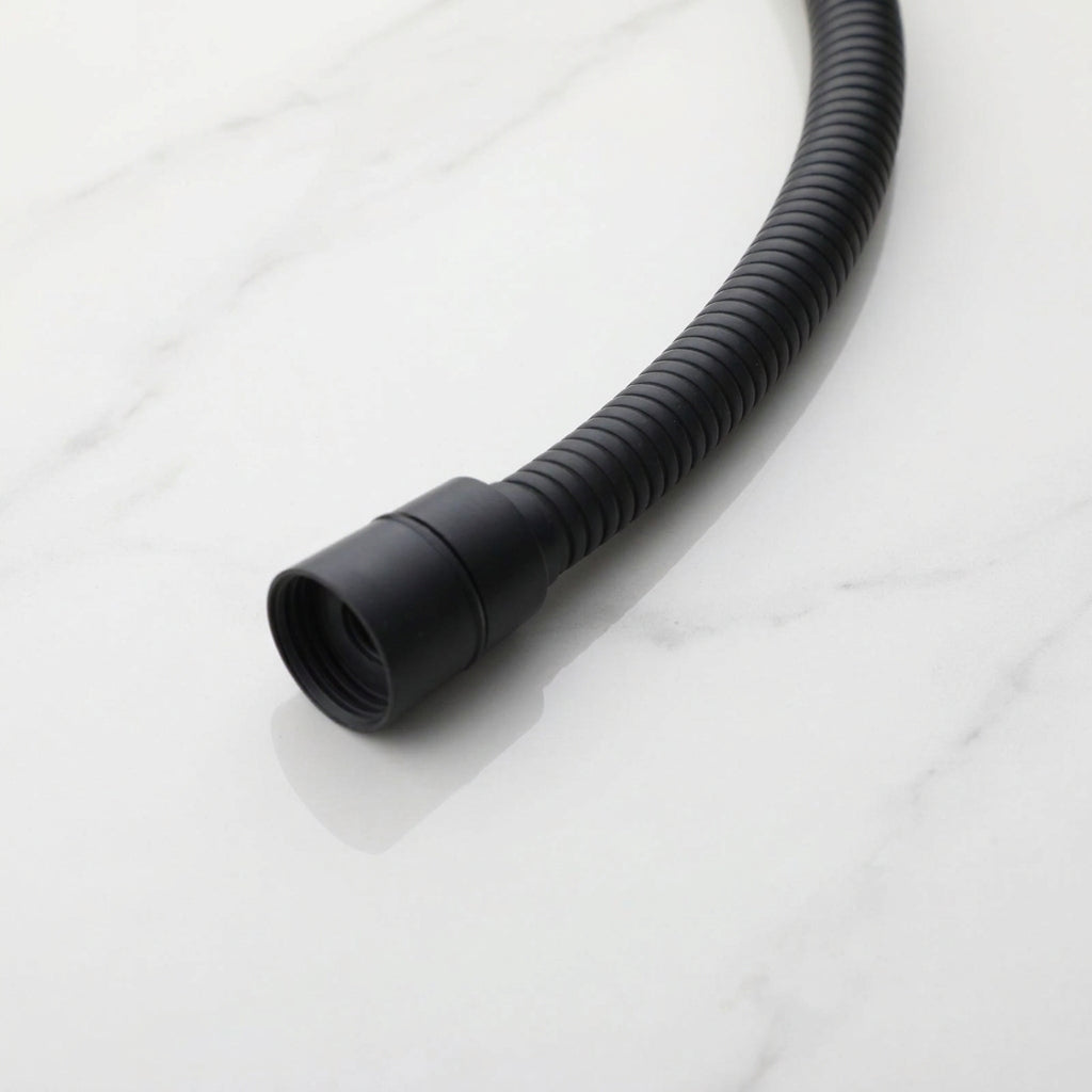 Schwarzer Brauseschlauch, Länge 75 cm