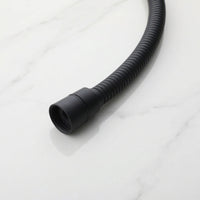 Schwarzer Brauseschlauch, Länge 75 cm