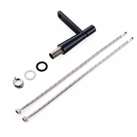 Zwarte wastafelkraan mengkraan – mat zwart