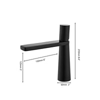 Zwarte wastafelkraan mengkraan – mat zwart