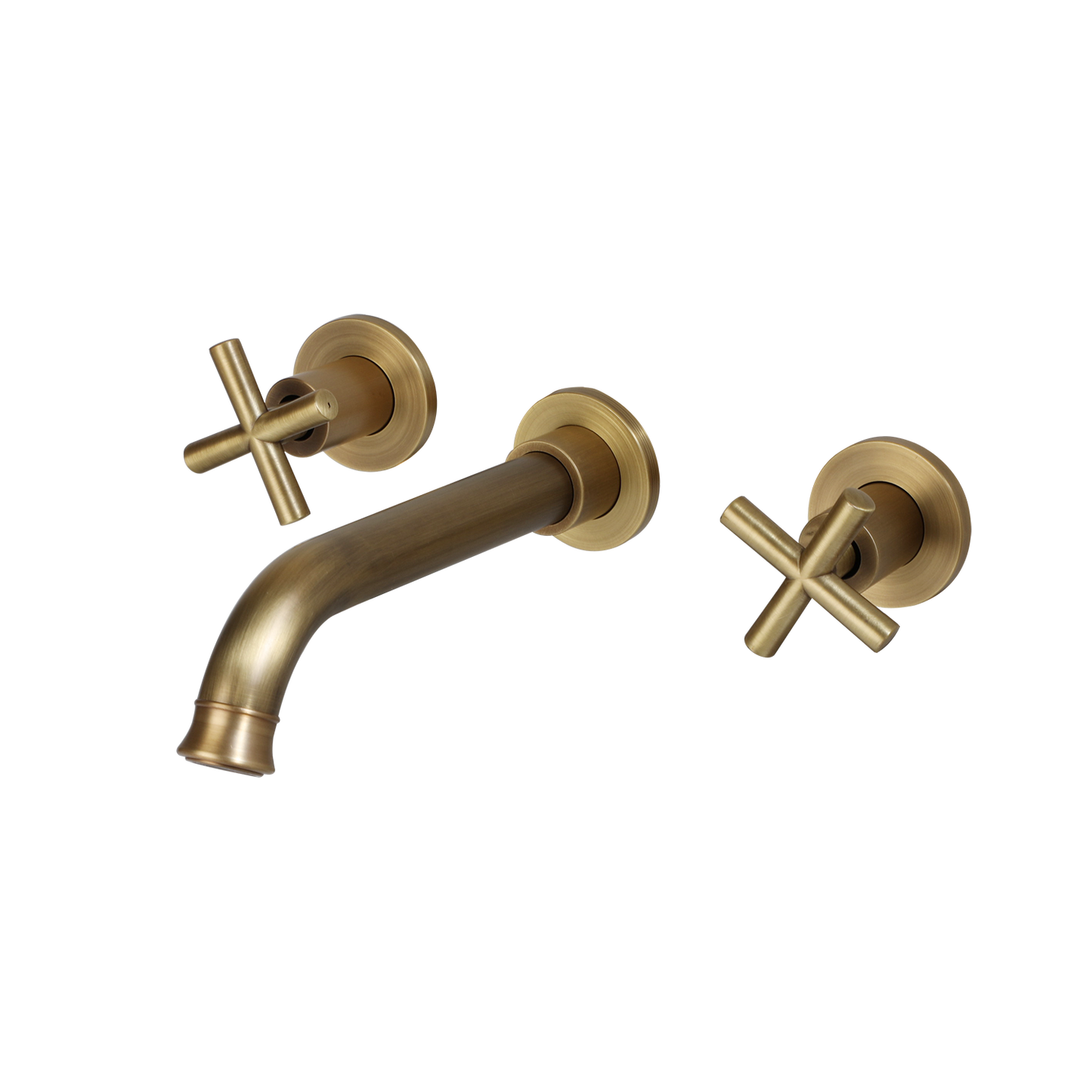 Built-in wall tap, bronze-colored 