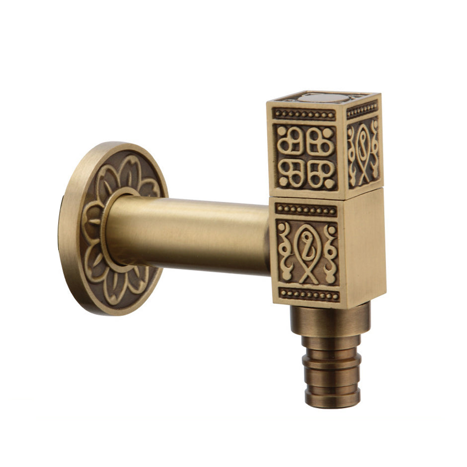 Hoekkraan koud water – Bronskleur decoratief