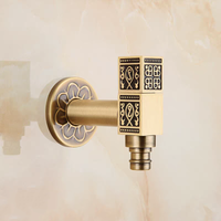 Hoekkraan koud water – Bronskleur decoratief