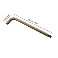 Bronze shower arm wall mount