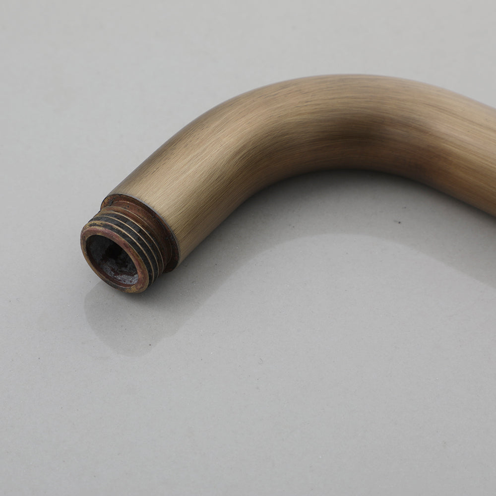 Bronze shower arm wall mount