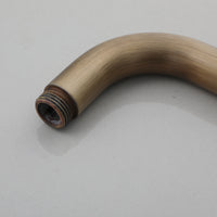 Bronze shower arm wall mount