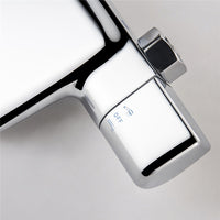 Thermostatische waterval badkraan met handdouche – chroom