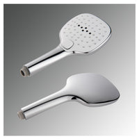 Chroom thermostatische badkraan met handdouche en glijstang