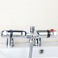 Thermostatische Badrandkraan Chroom