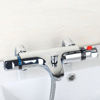 Thermostatische Badrandkraan Chroom