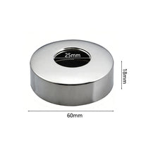 Chroom rozet rond 60 mm