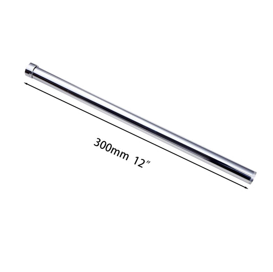 Chroom verlengstuk – verhoger voor onze opbouw douchesets (300 mm)