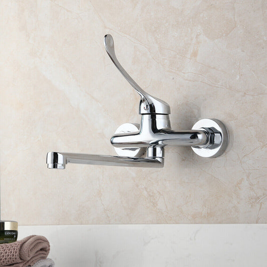 Elbow wall tap chrome mixer tap