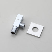 Chroom hoekstopkraan vierkant 1/2