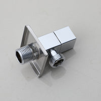 Chroom hoekstopkraan vierkant 1/2