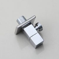 Chroom hoekstopkraan vierkant 1/2