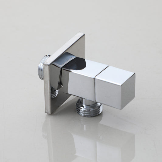 Chroom hoekstopkraan vierkant 1/2