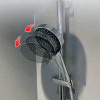 Chroom opbouw regendouche set met mengkraan