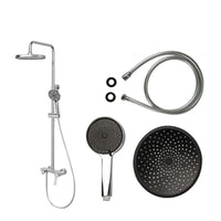 Chroom opbouw regendouche set met mengkraan