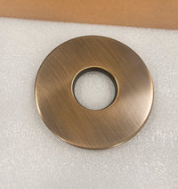 Inbouw wastafelkraan bronskleur met wanduitloop 20 cm