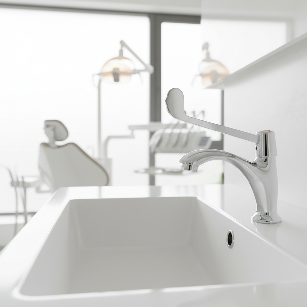 Medische Koudwaterkraan met Elleboogbediening