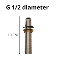 G 1/2 draadbuis lengte 10 cm