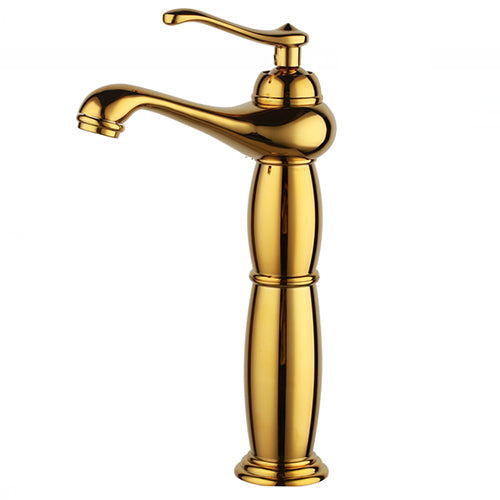 Gouden opbouw douche-set