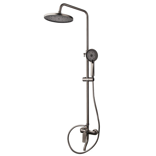 Gun metal opbouw douche regendouche