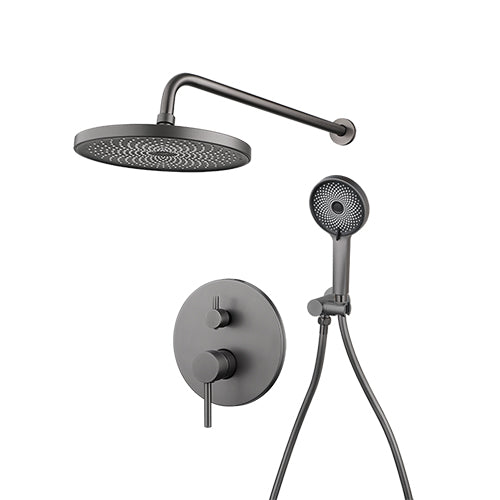 Gunmetal inbouw regendouche stortdouche