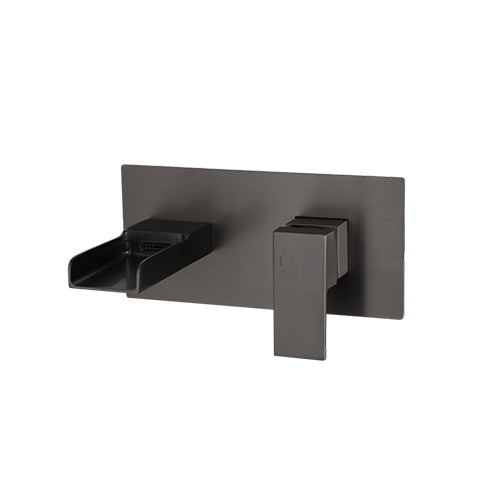 Gun metal inbouw waterval mengkraan