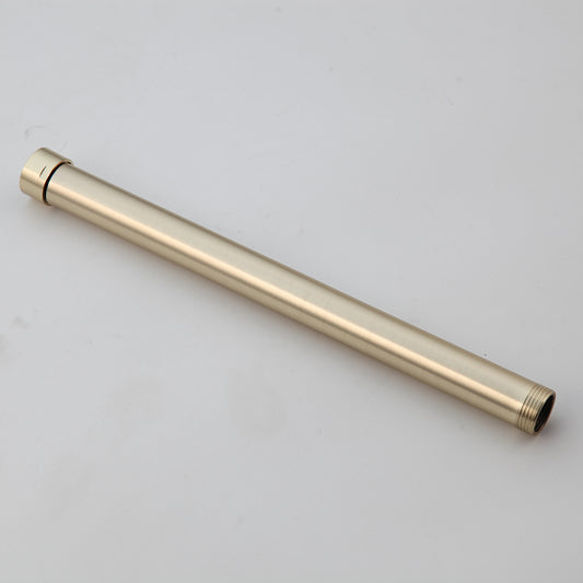 Regenduschenverlängerung in gebürstetem Gold