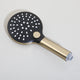 Brushed Gold Hand Shower – 3 Spray Modes | Luxury Design