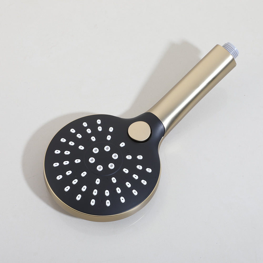 Geborsteld Gouden Handdouche – 3 Sproeistanden | Luxe Design