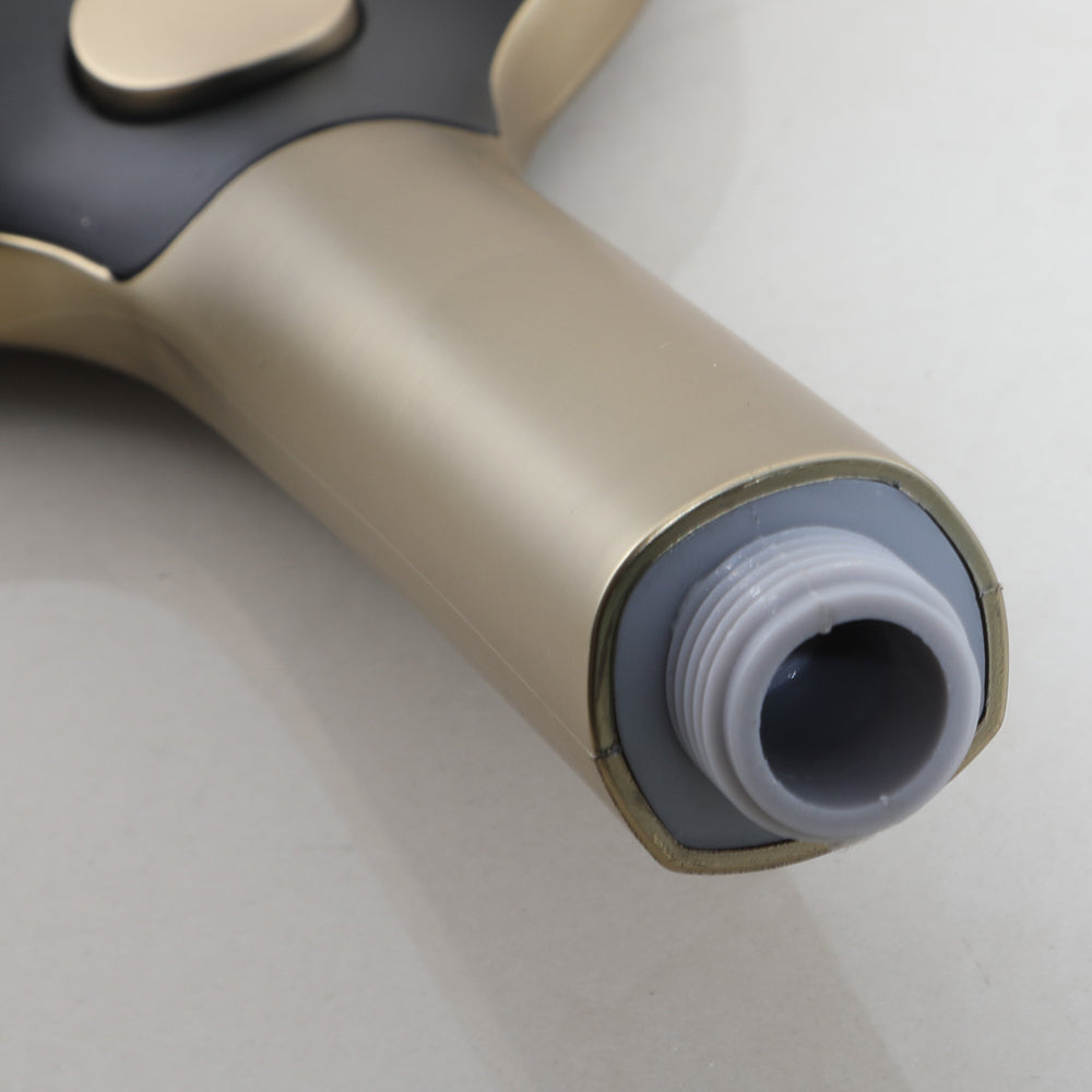 Geborsteld Gouden Handdouche – 3 Sproeistanden | Luxe Design