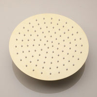 Brushed gold shower set