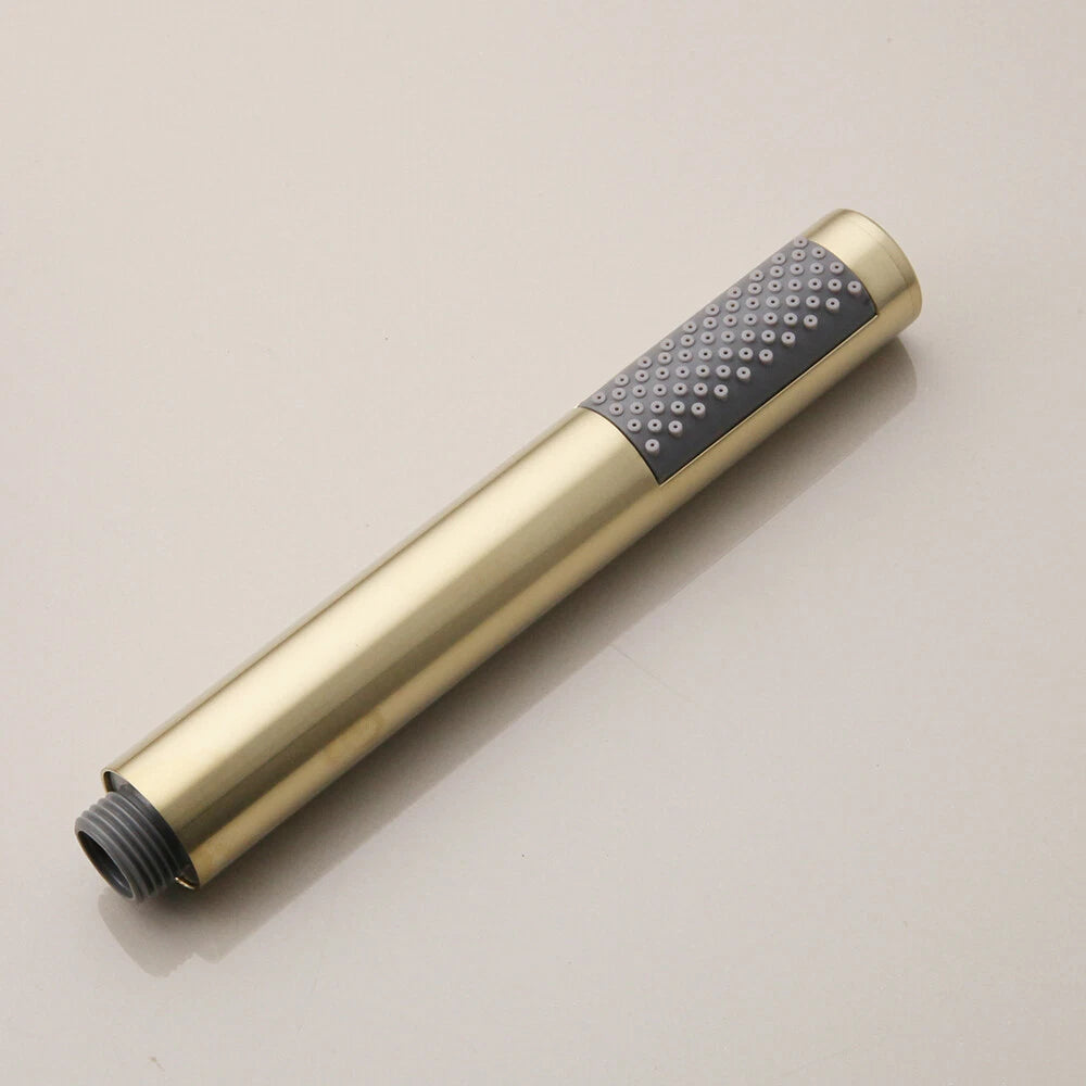 Brushed gold shower set