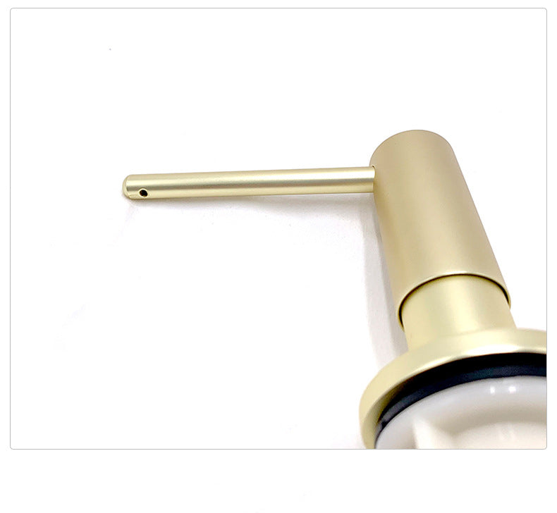 Inbouw Zeepdispenser Geborsteld Goud 350ml