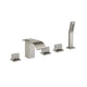 5-delige waterval badkraan – geborsteld nikkel