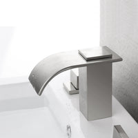 5-delige waterval badkraan – geborsteld nikkel