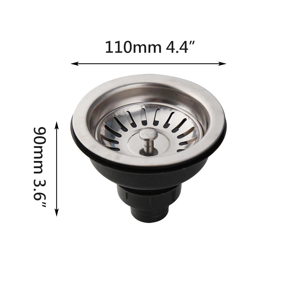 Gootsteenafvoer – Geborsteld nikkel