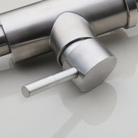 Geborsteld nikkel keukenkraan met uittrekbare sproeikop