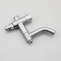 Minimalistische opbouw doucheset 3-weg – geborsteld nikkel