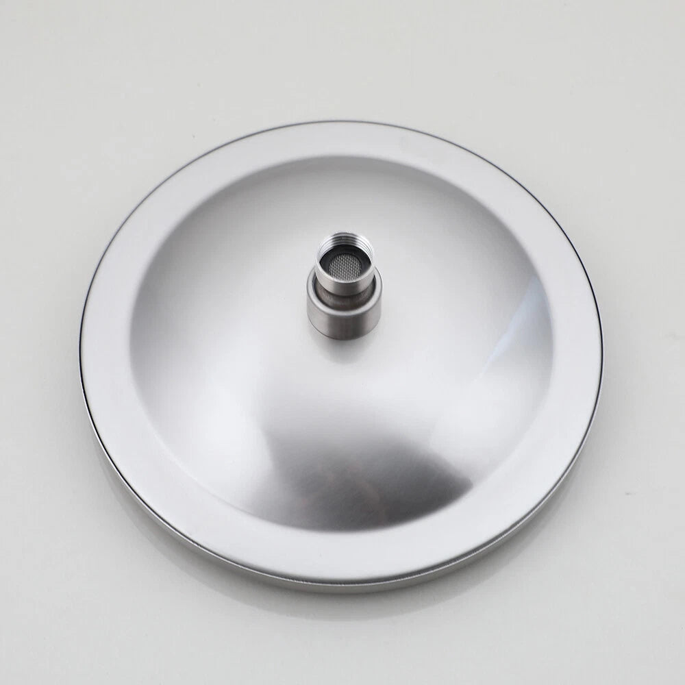 Opbouw regendouche met draaibare baduitloop – geborsteld nikkel