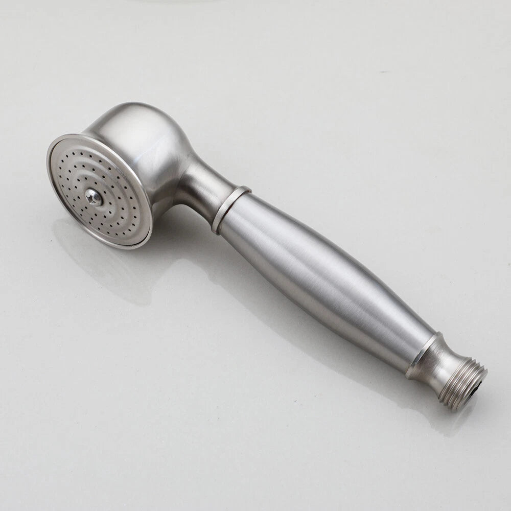 Opbouw regendouche met draaibare baduitloop – geborsteld nikkel