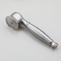 Opbouw regendouche met draaibare baduitloop – geborsteld nikkel